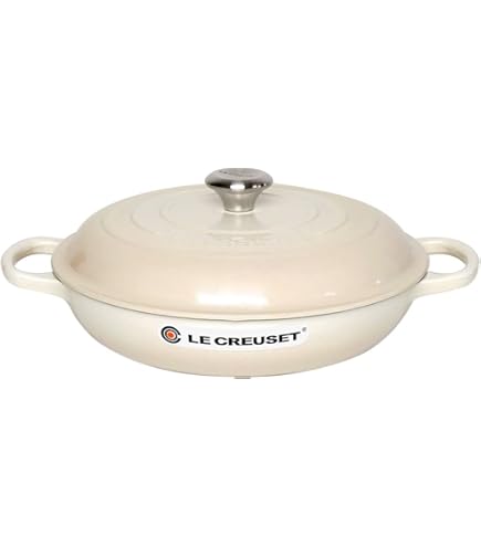 【美品】ルクルーゼ　ビュッフェキャセロール 鍋　30cm Amazon｜ル・クルーゼ(Le Creuset) 鋳物 ホーロー 鍋 ビュッフェ